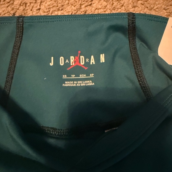 XS NWT Nike Women's Air Jordan Sport Leggings "Teal"/ "Sky J Teal” Standard Fit - Picture 2 of 6